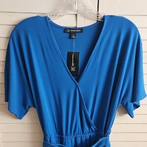 INC International Concepts Blue Midi Dress